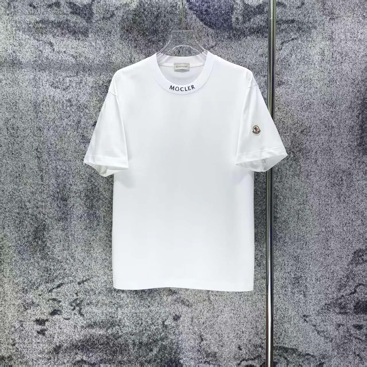 MONCLE* 2026 New Arrival logo t Same Style Size S M L XL XXL Black White Navy Blue